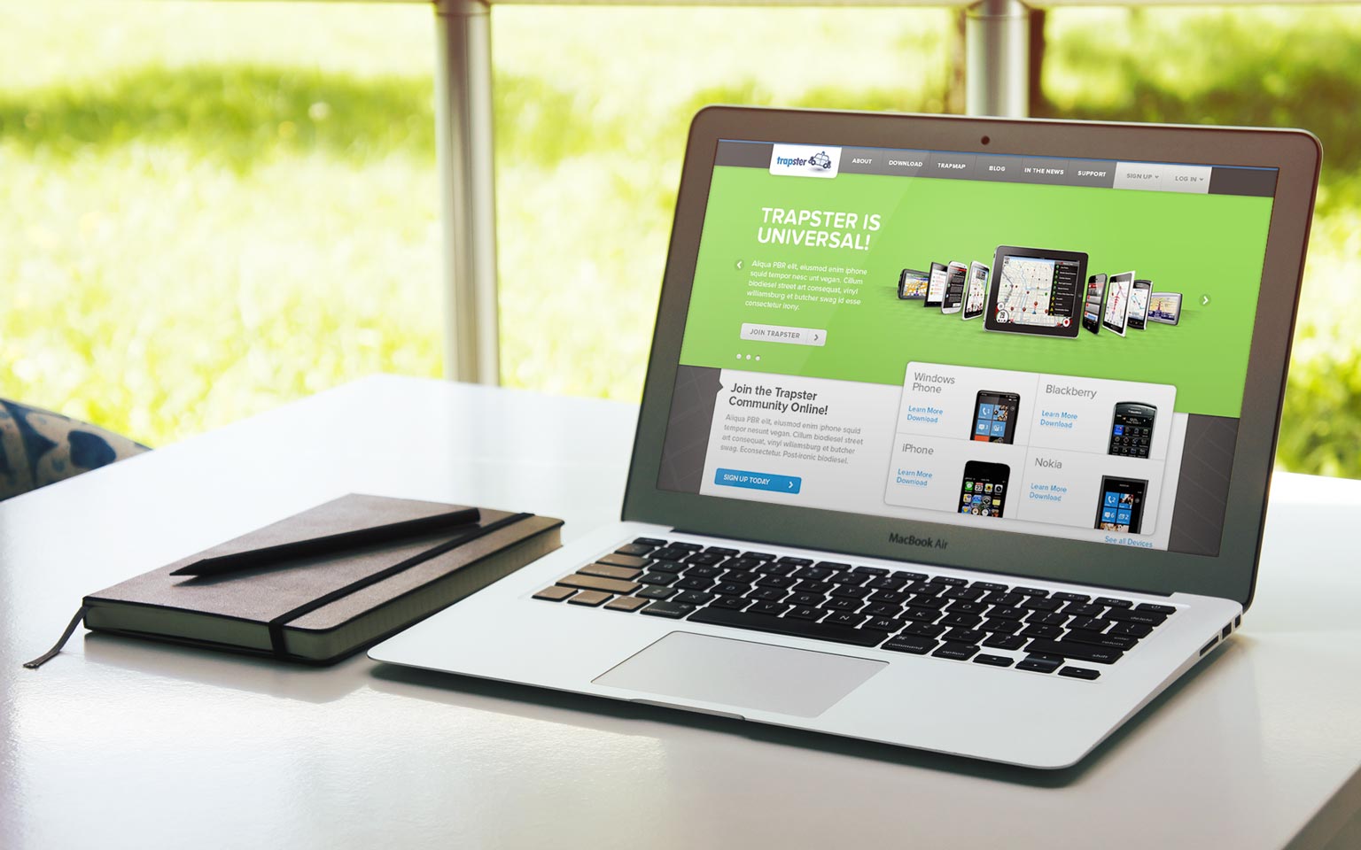 Trapster Website